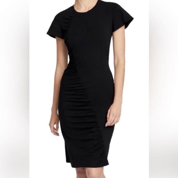 RACHEL ROY Amelie Ruched Short Sleeve Dress - Picture 5 of 6